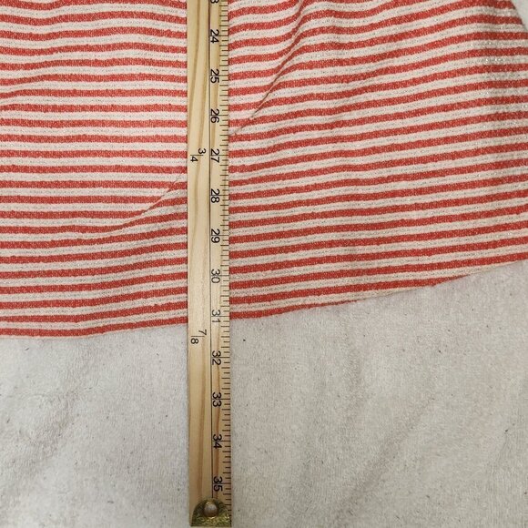 Juicy Couture Angel Boucle Striped Textured Mini Dress 2 NWT Orange/White - Picture 11 of 12